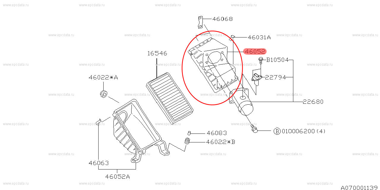subaru-impreza-air-filter-housing-upper-46053ac090