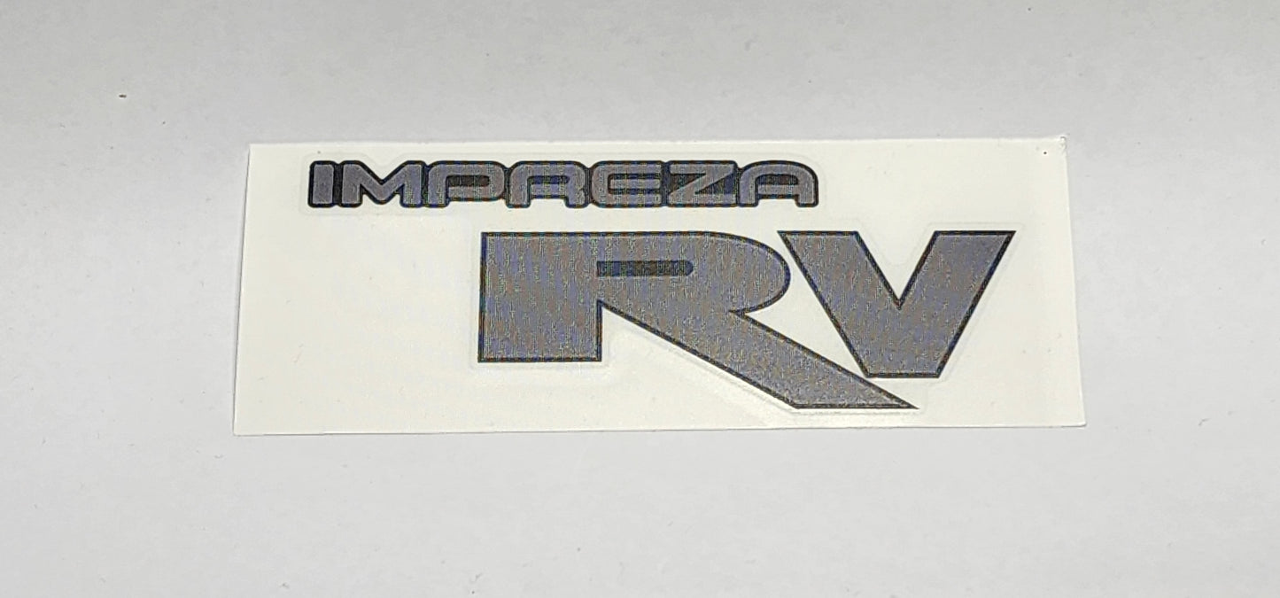 Impreza RV GC8/GF8 Wagon and Sedan Tailgate Stickers
