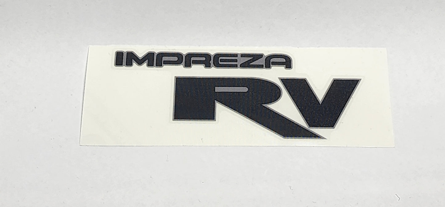 Impreza RV GC8/GF8 Wagon and Sedan Tailgate Stickers