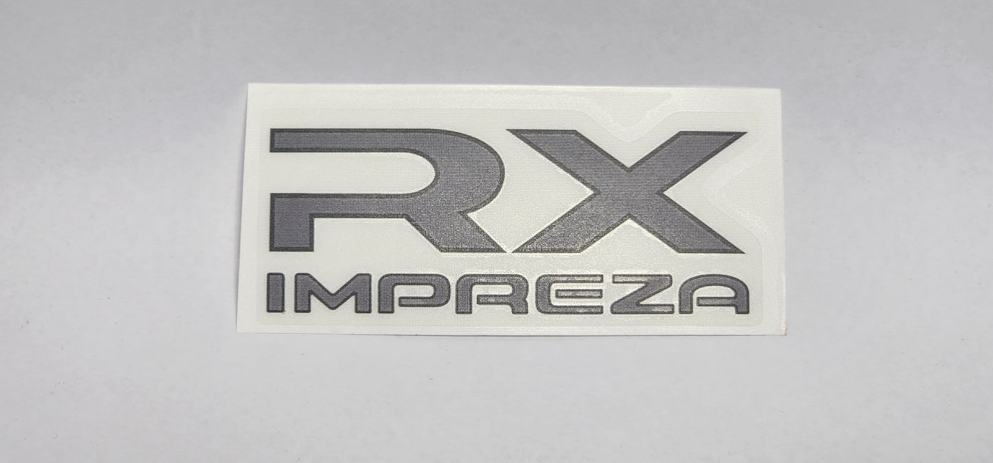 Impreza RX GC8/GF8 Wagon and Sedan Tailgate Stickers