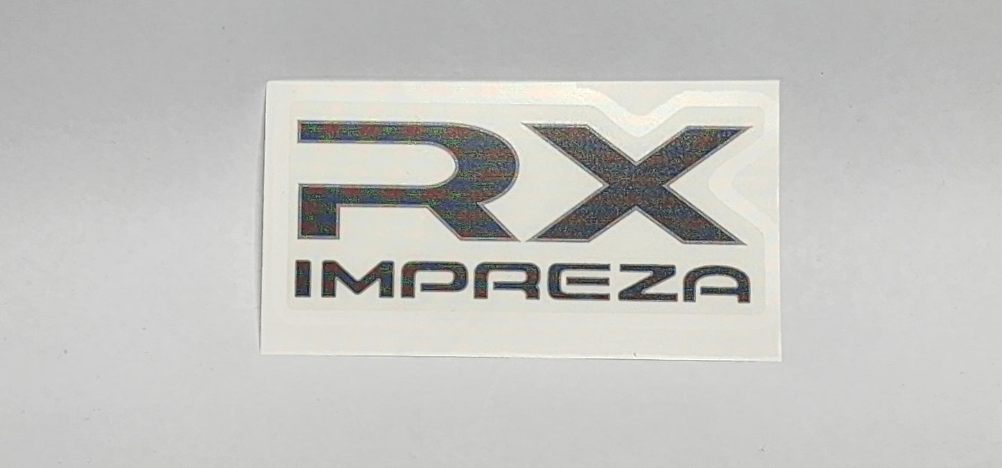 Impreza RX GC8/GF8 Wagon and Sedan Tailgate Stickers
