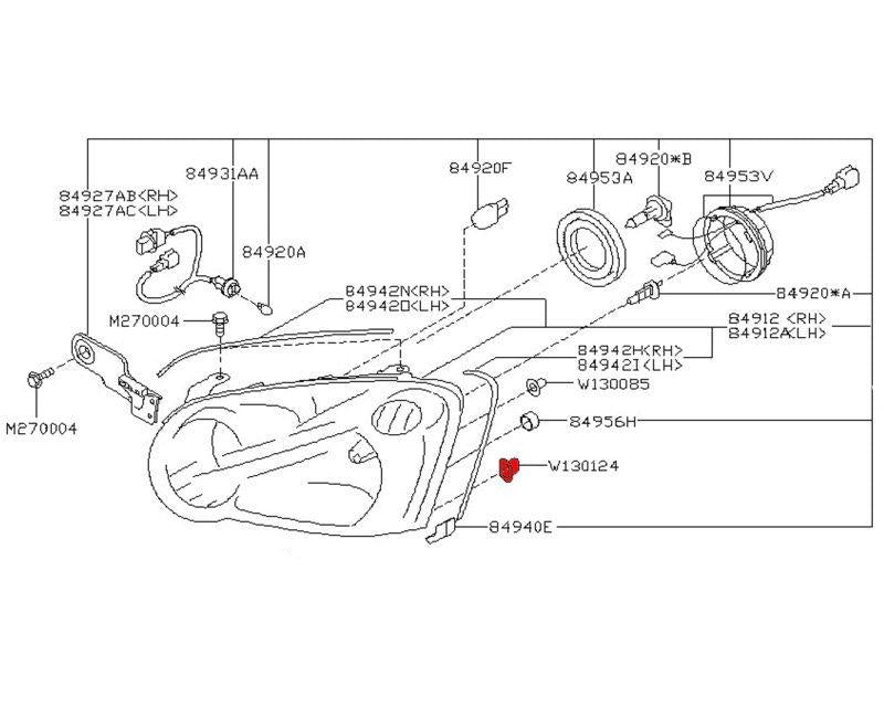 subaru-impreza-03-05-headlight-white-retaining-clip