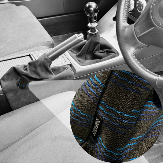 Blue Design Edition Handbrake Boot For Subaru