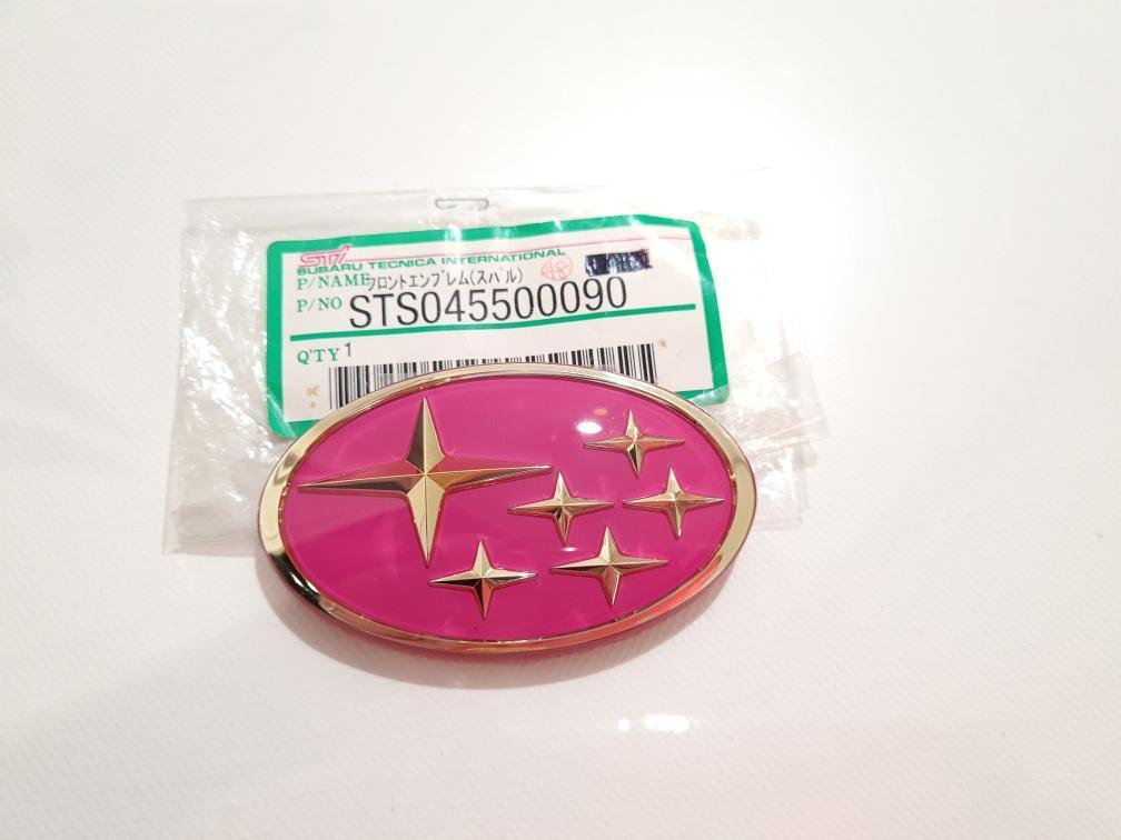 Subaru GC OEM Chrome Star on Cherry badge STS045500090