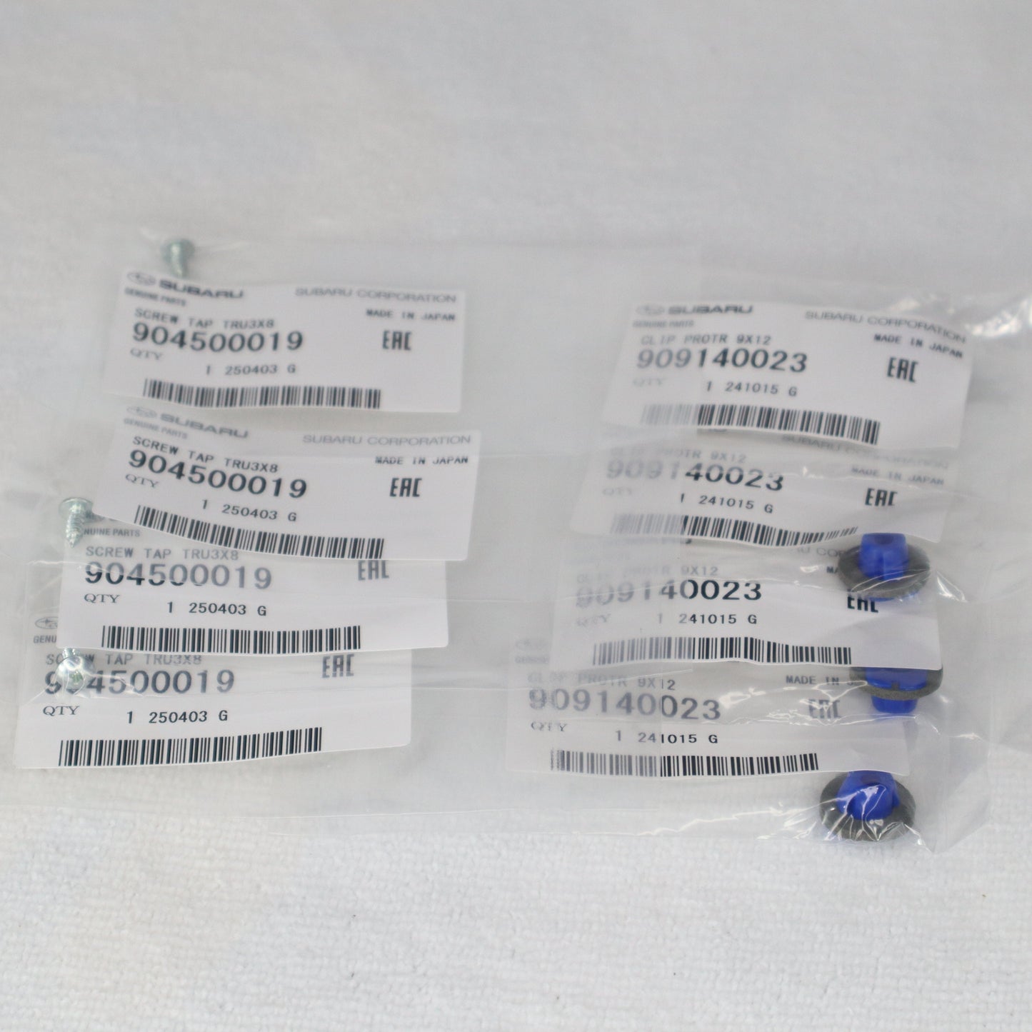 Subaru Impreza 00-07 Sedan Rear Arch Protector Trim Kit