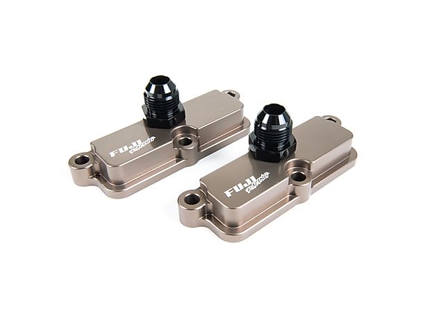 Billet AN Rocker Cover Breathers WRX 1996 - 1997 EJ20G/K