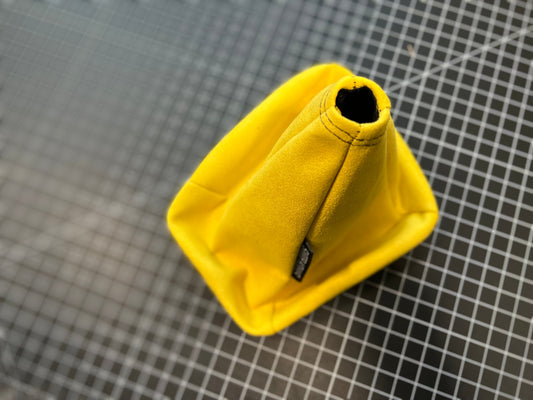 Yellow Suede Gear Shifter Boot - Fits Subaru