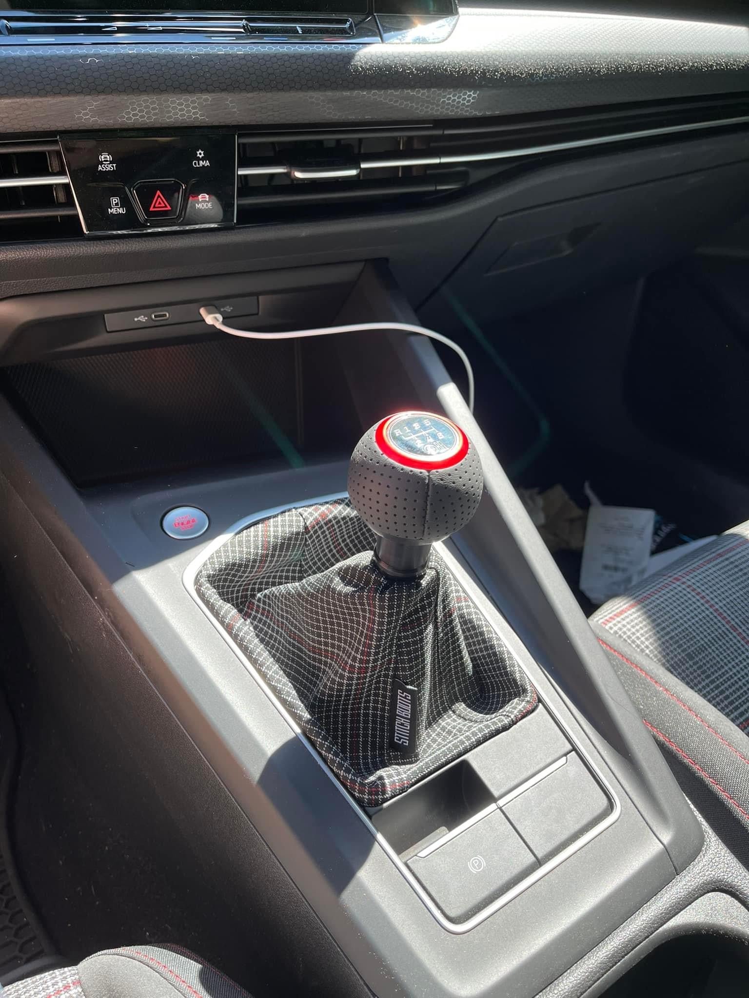 MK8 Plaid Gear Shifter Boot - Fits Subaru