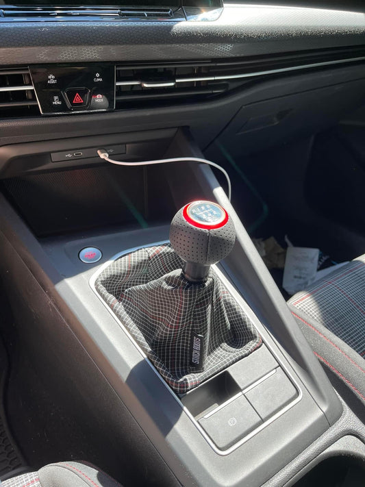 MK8 Plaid Gear Shifter Boot - Fits Subaru