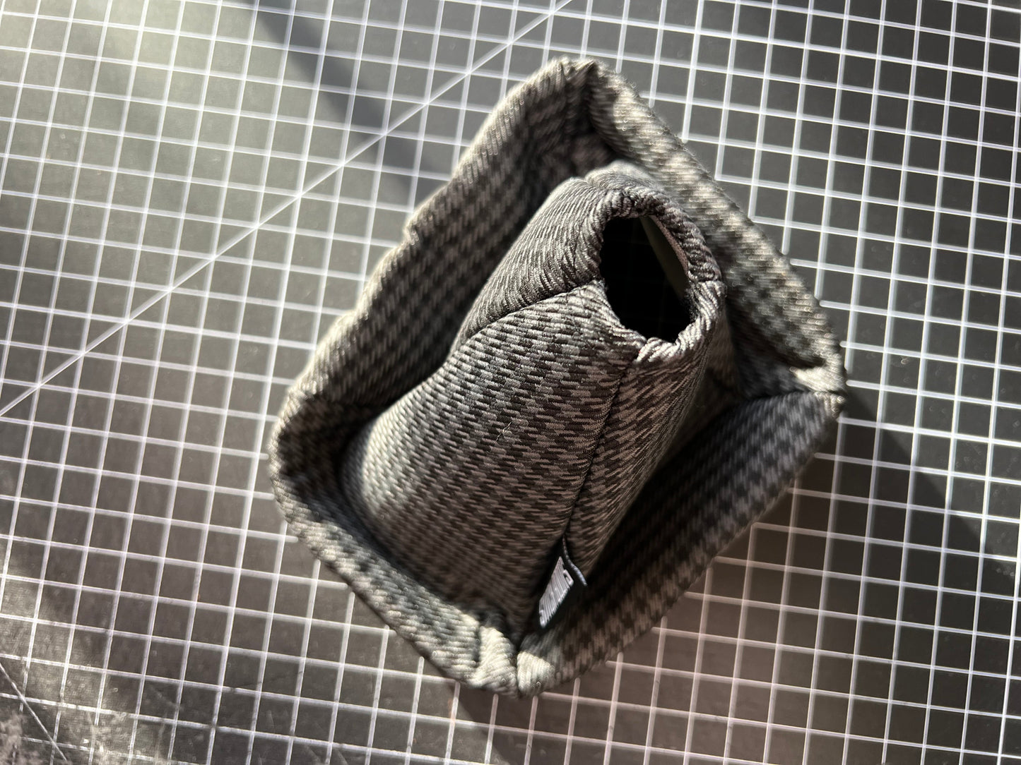 charcoal-houndstooth-shift-boot