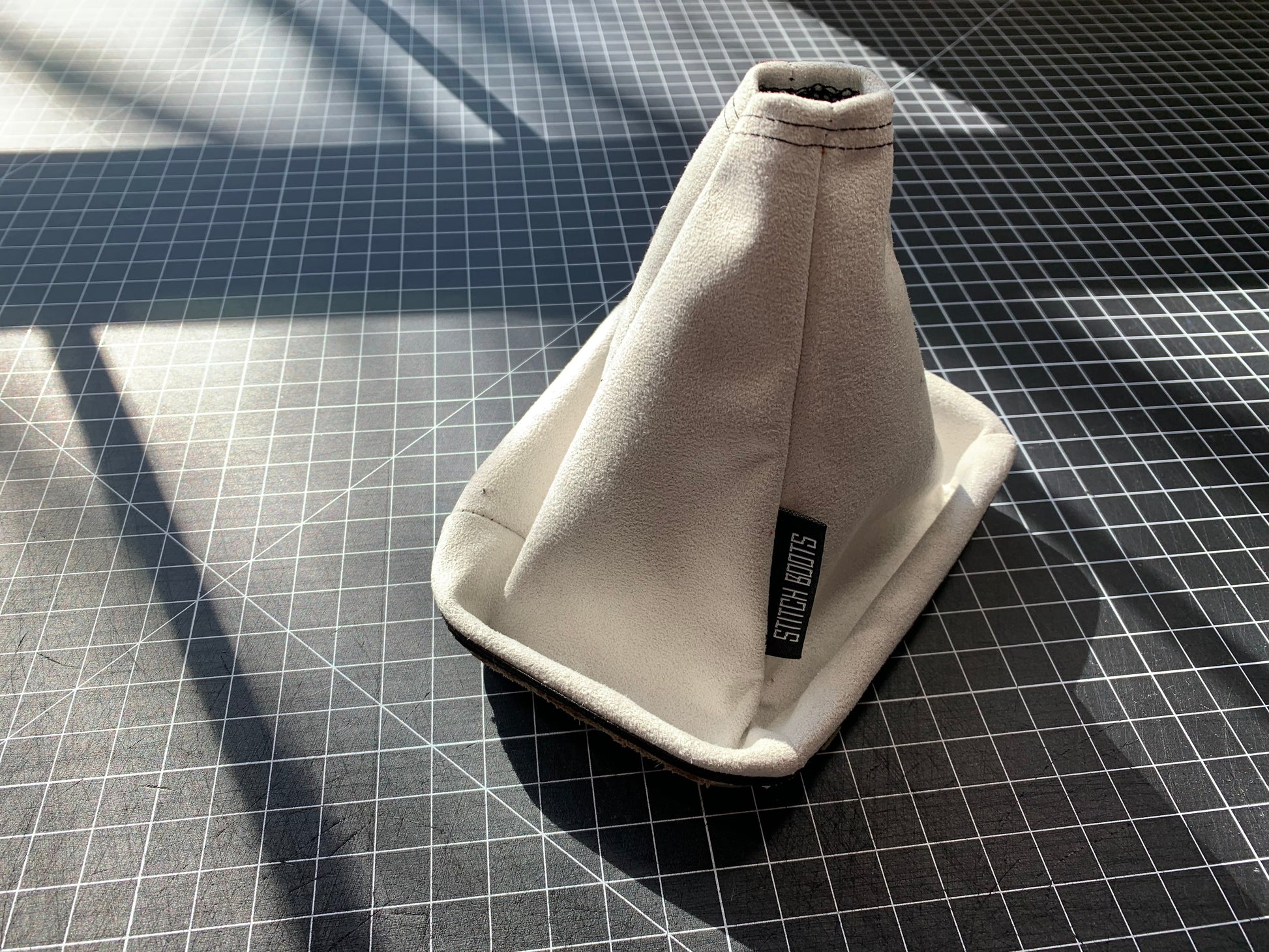 Frost White Gear Shifter Boot - Fits Subaru