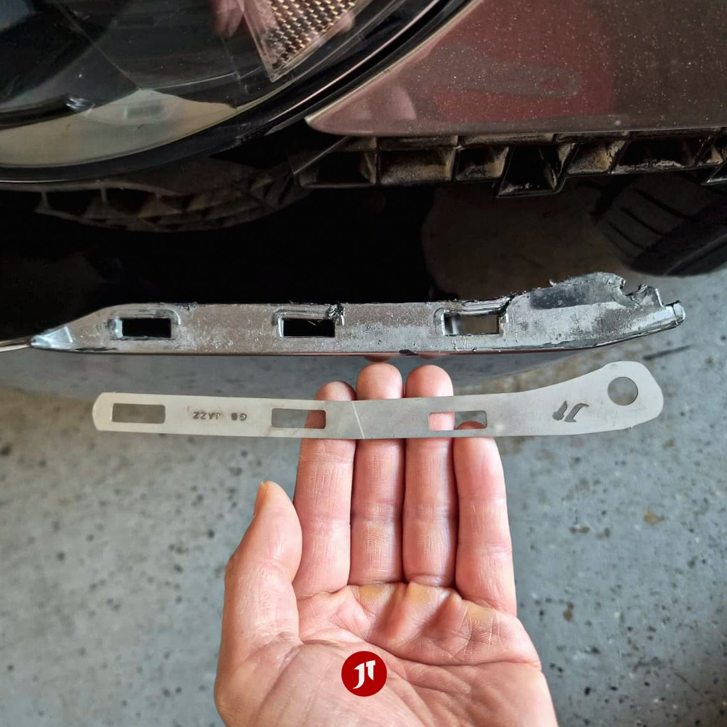 Honda Jazz GD (2001-2008) Front Bumper Repair Plates - Pair