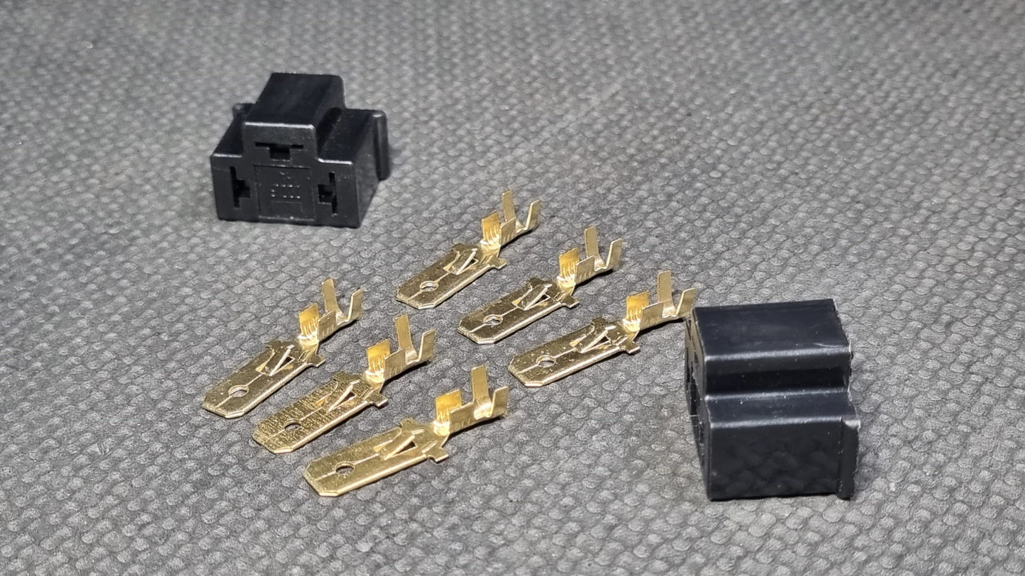 H4 Headlight Connector Kit (Male)