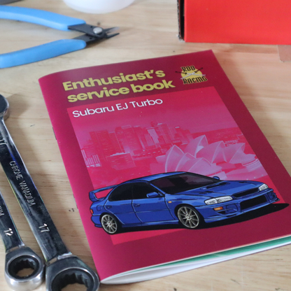 Roo Racing Enthusiast’s Service Book – EJ Turbo Edition
