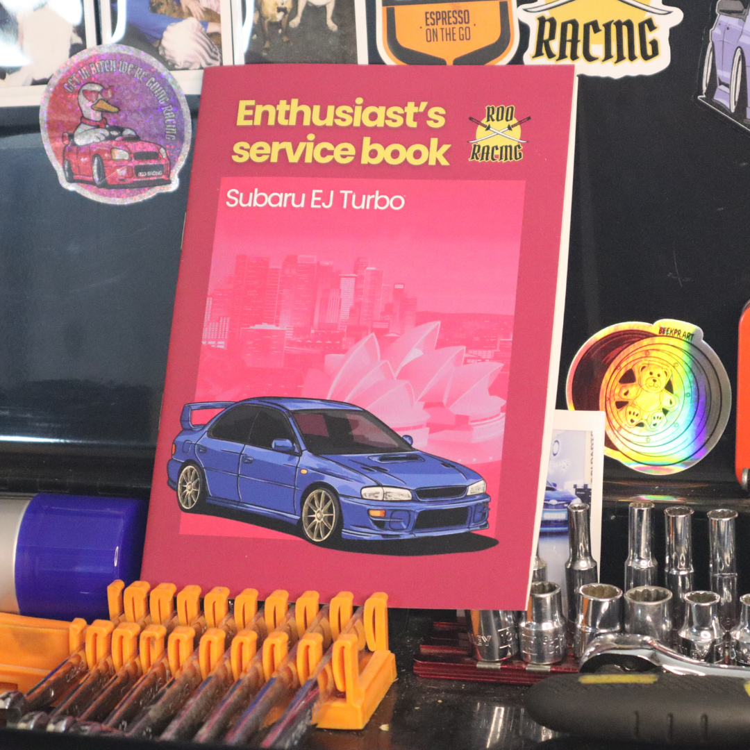 Roo Racing Enthusiast’s Service Book – EJ Turbo Edition