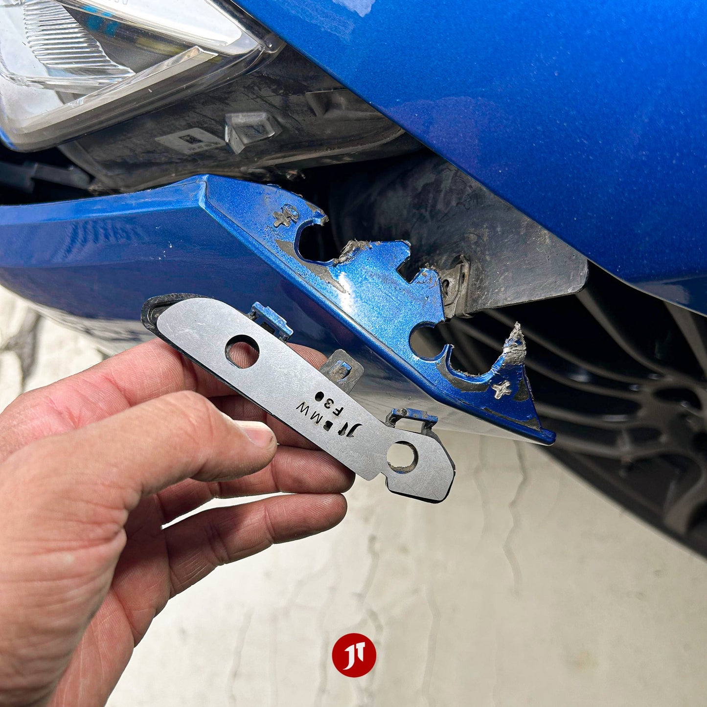 BMW 3 Series F30 Front Bumper Repair Plates (Pair)