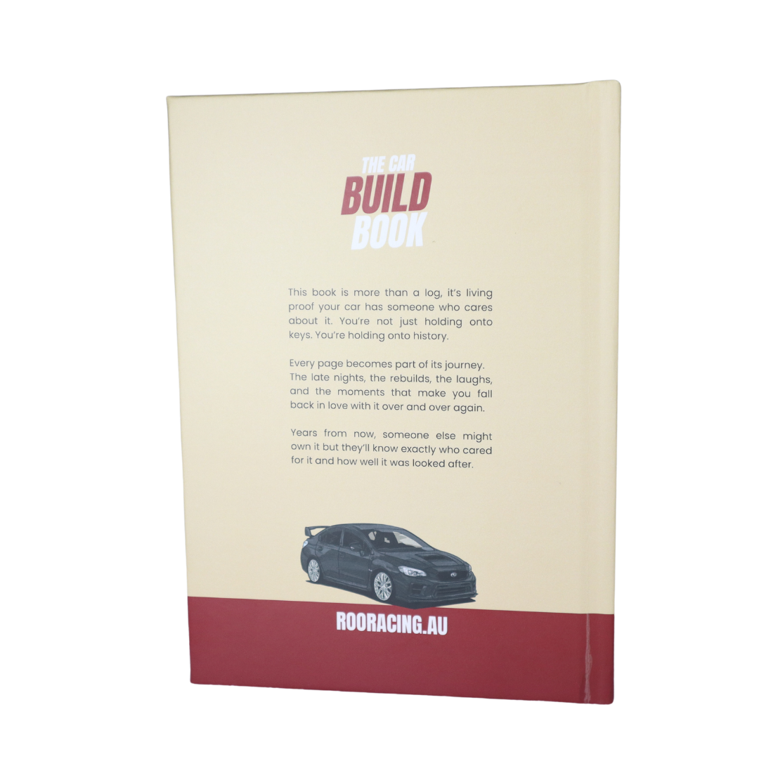 The Car Build Book - Track & Performance - A tribute to your car