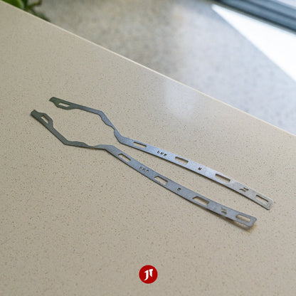 FK8 Civic Rear Bumper Repair Plates (Pair)