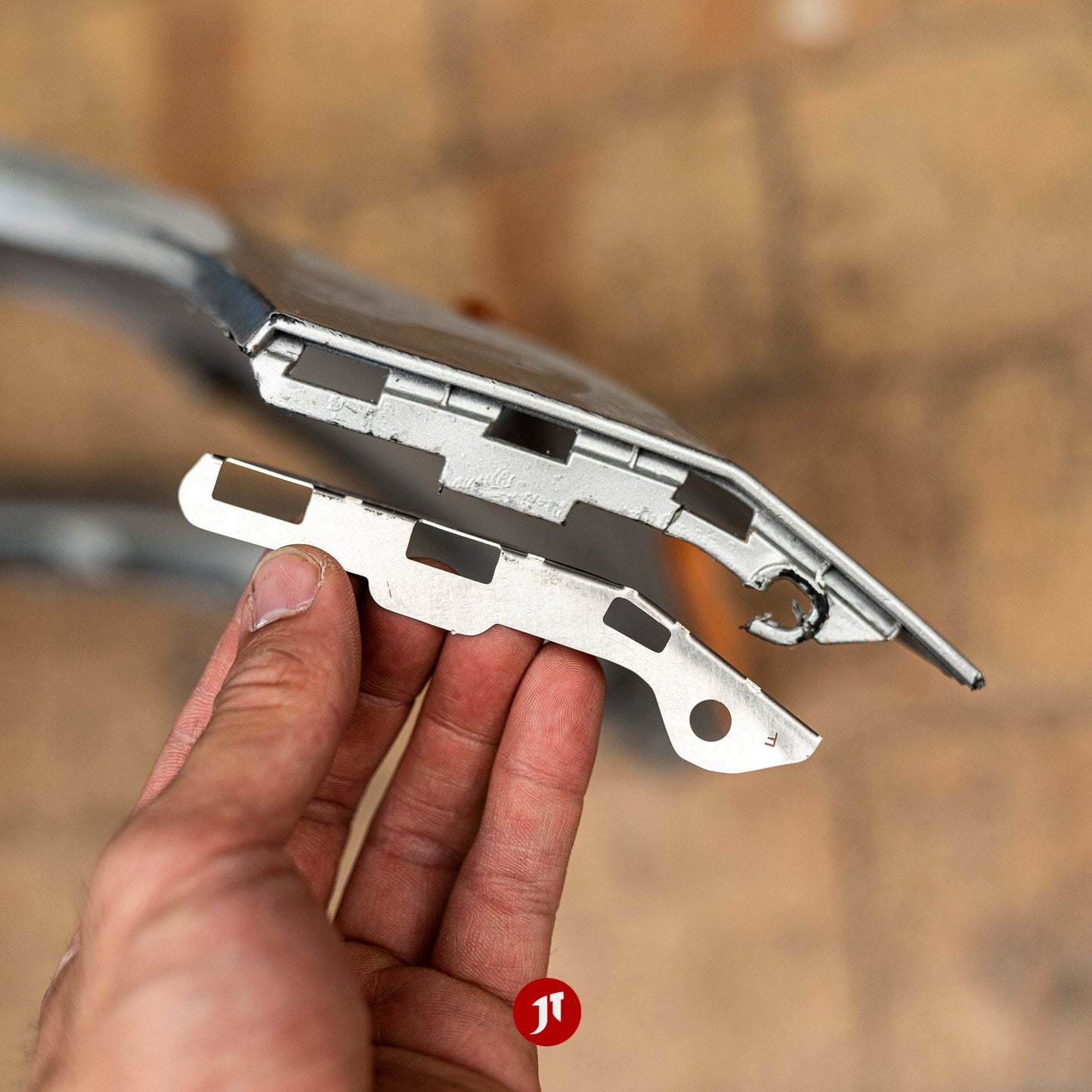 Ford Mustang 6th gen (S550 2015-2017) Front Bumper Repair Plates