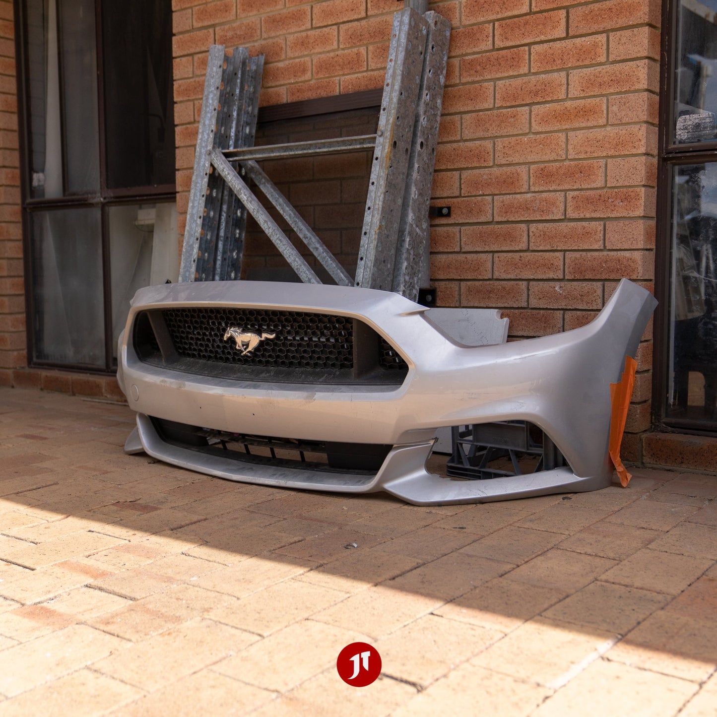 Ford Mustang 6th gen (S550 2015-2017) Front Bumper Repair Plates