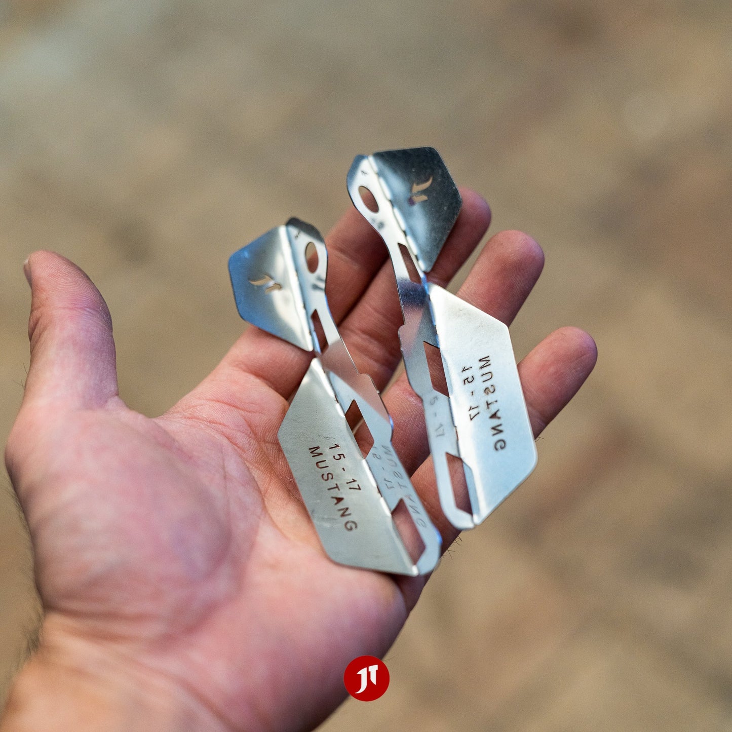 Ford Mustang 6th gen (S550 2015-2017) Front Bumper Repair Plates