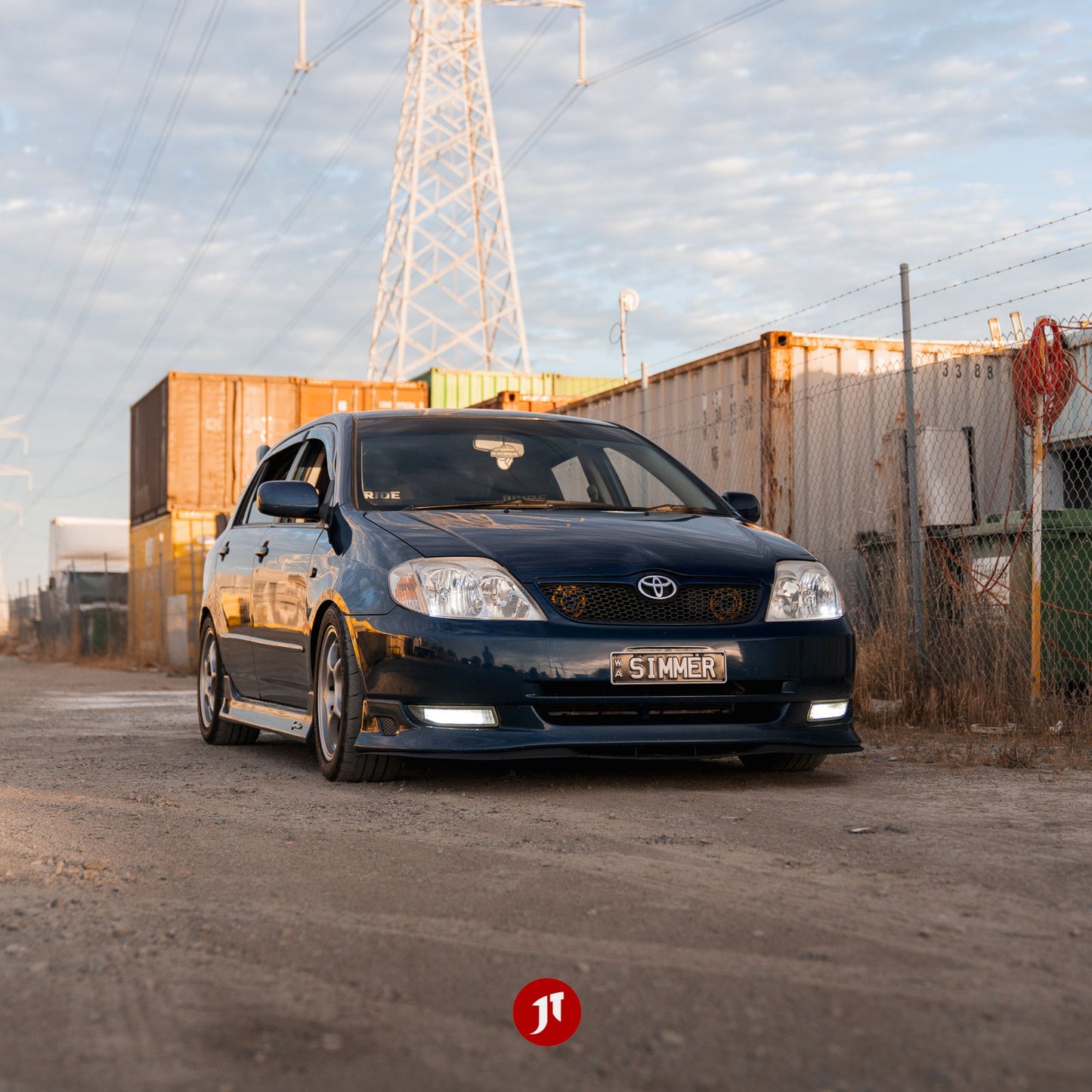 9th Gen Corolla Hatch (Pre-facelift) Front Bumper Repair Plates - Pair