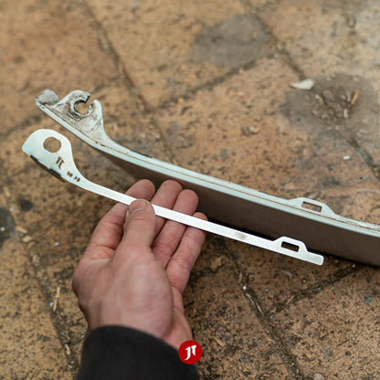 2004-2007 Toyota Corolla (ZZE122R 5Y) Ascent sedan Front Bumper Repair Plates - Pair