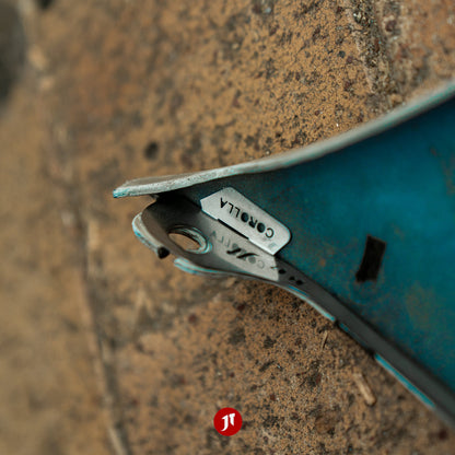 2004-2007 Toyota Corolla (ZZE122R 5Y) Ascent sedan Front Bumper Repair Plates - Pair