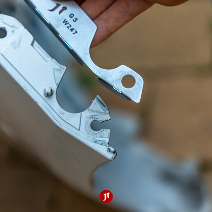 Mercedes-Benz B-Class Gen 3 (W247, 2019+) Front Bumper Repair Plates - 4 PCS