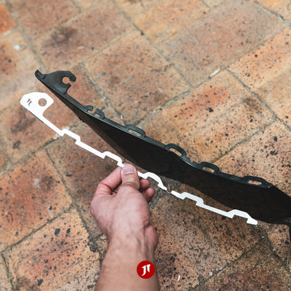 Outback Gen 4 (BRBM; 2009-2014) Front Bumper Repair Plates - Pair