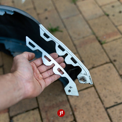 Ford Focus (2013-2018, Gen 3 Facelift) Front Bumper Repair Plates - Pair