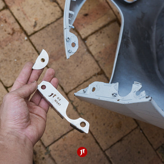 Mercedes-Benz B-Class Gen 3 (W247, 2019+) Front Bumper Repair Plates - 4 PCS