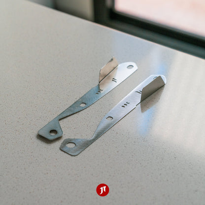 300ZX (Z32 1990ƒ??1996) Front Bumper Repair Plates - Pair