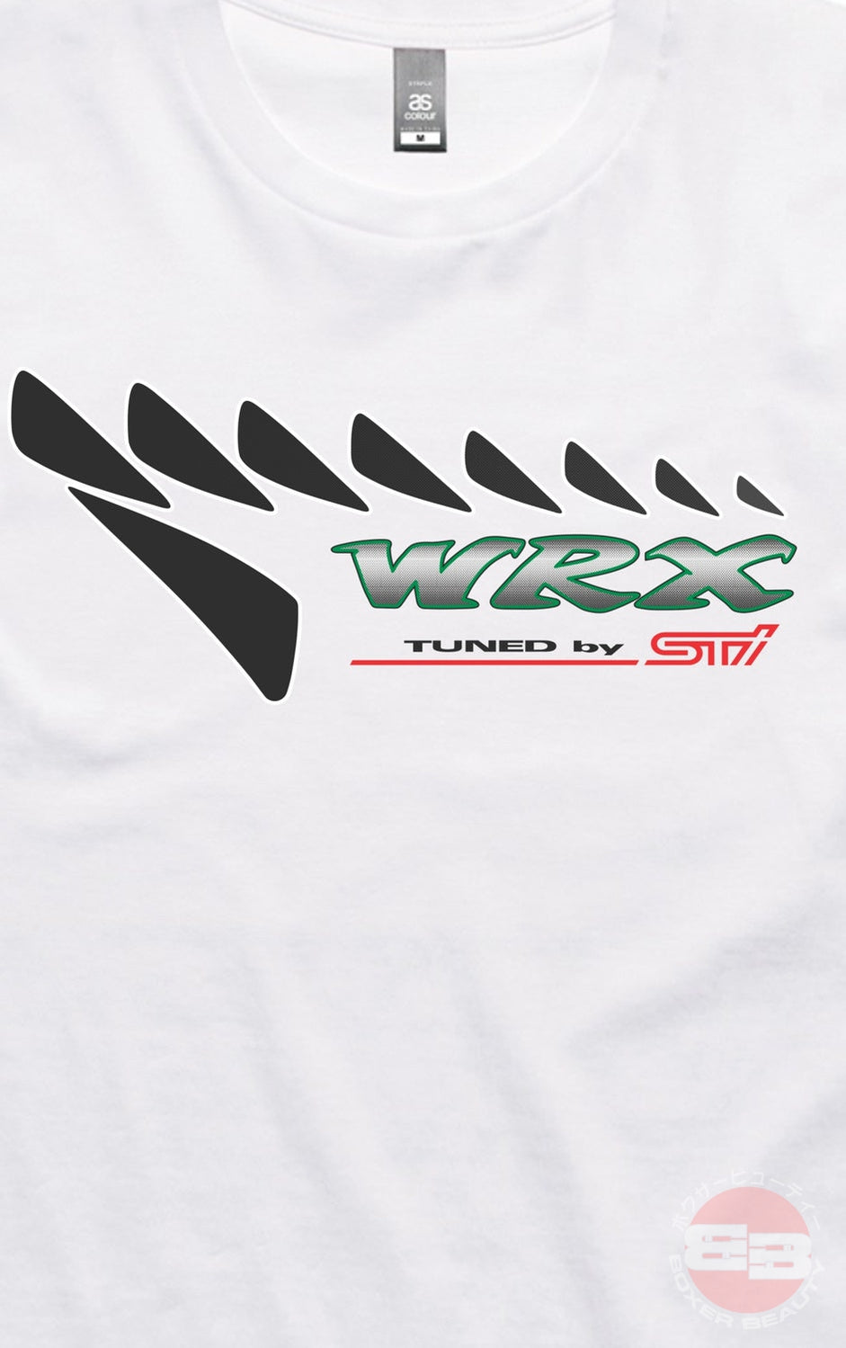 WRX Type R STI GC8 Version 5 Coupe Hero Logo - Short Sleeve T-Shirt