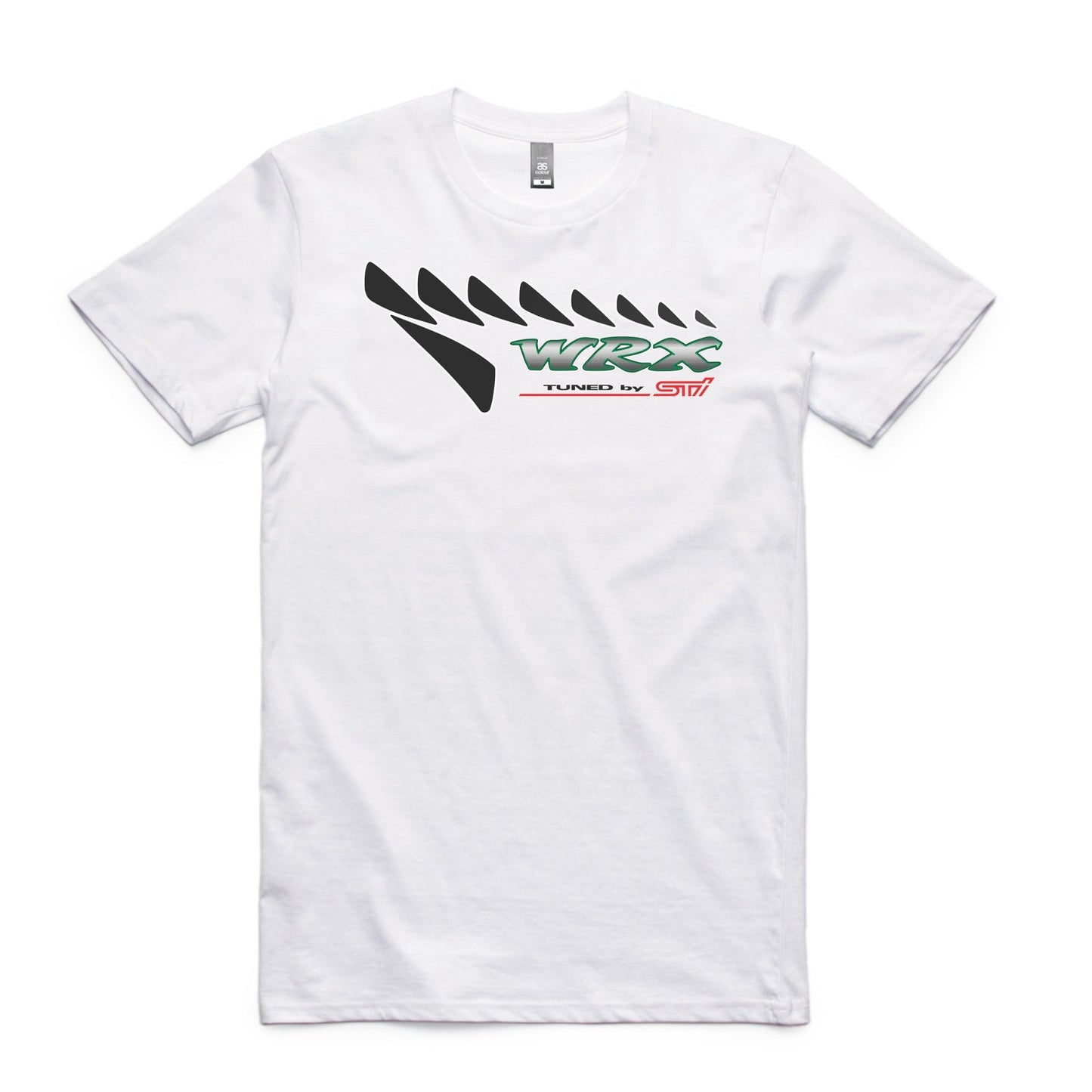 WRX Type R STI GC8 Version 5 Coupe Hero Logo - Short Sleeve T-Shirt