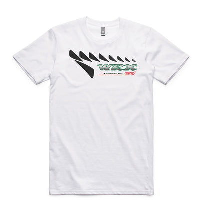 WRX Type R STI GC8 Version 5 Coupe Hero Logo - Short Sleeve T-Shirt