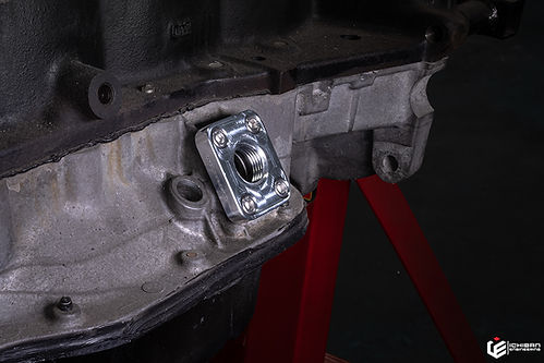 Toyota 1JZ / 2JZ - Oil Level Sensor Block Off AN10 Breather