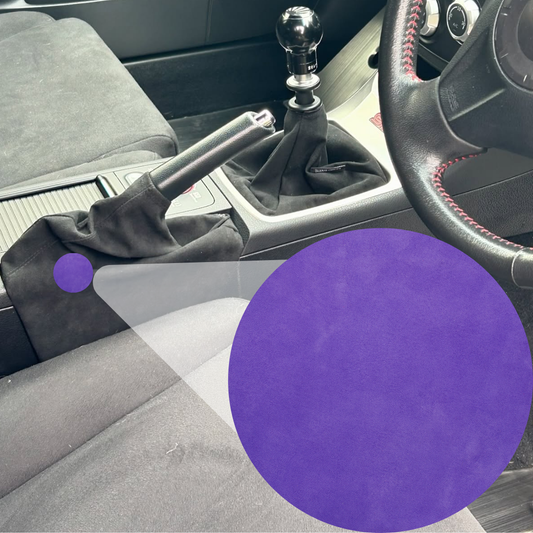 Crown Purple Suede Handbrake Boot For Subaru