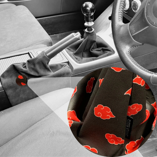 Red Akatsuki Clouds Handbrake Boot For Subaru