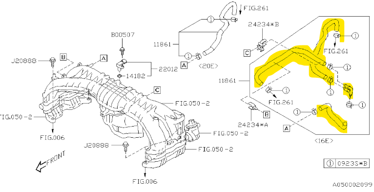 Engine Breather Hose Kit WRX 2015-2021 FA20 | Roo Racing