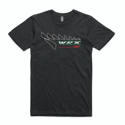 WRX Type R STI GC8 Version 5 Coupe Hero Logo - Short Sleeve T-Shirt