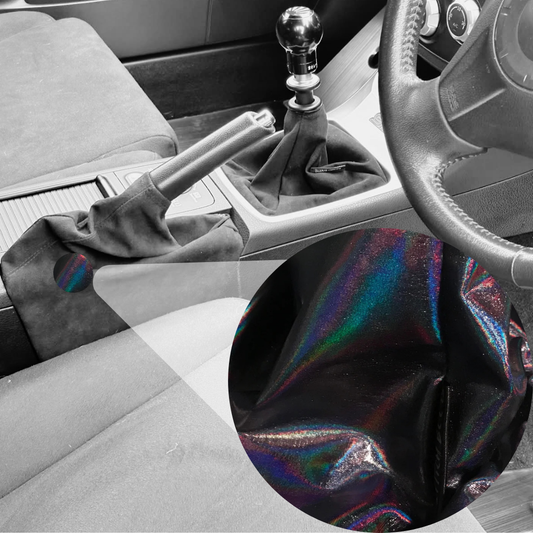 Black Hologrpahic Handbrake Boot For Subaru