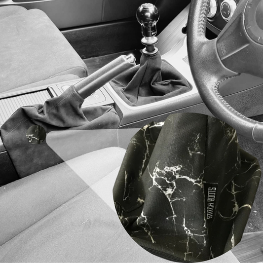 Black Marble Handbrake Boot For Subaru