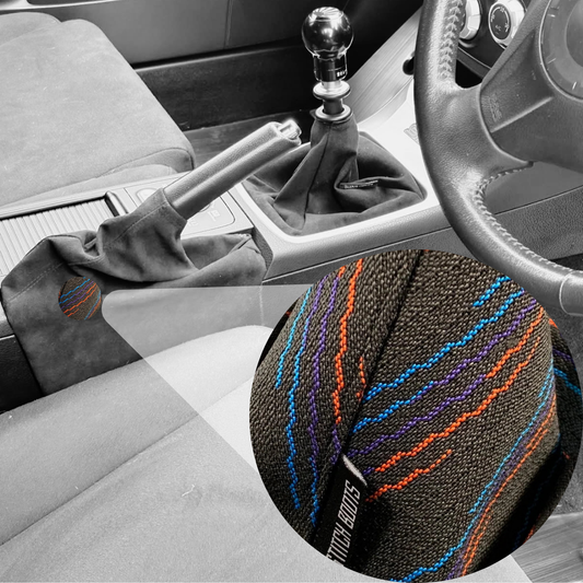 Black Tech Handbrake Boot For Subaru