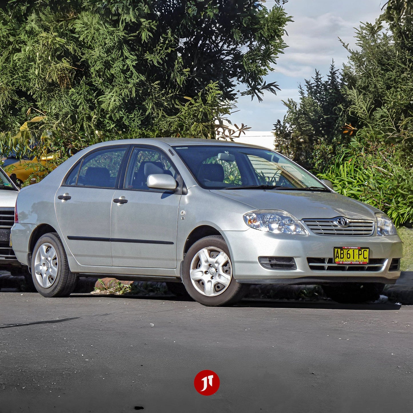2004-2007 Toyota Corolla (ZZE122R 5Y) Ascent sedan Front Bumper Repair Plates - Pair