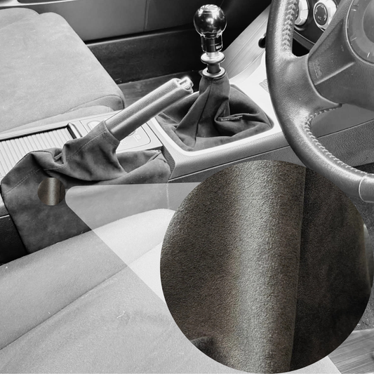 Premium Alcantara Charcoal Suede Handbrake Boot For Subaru