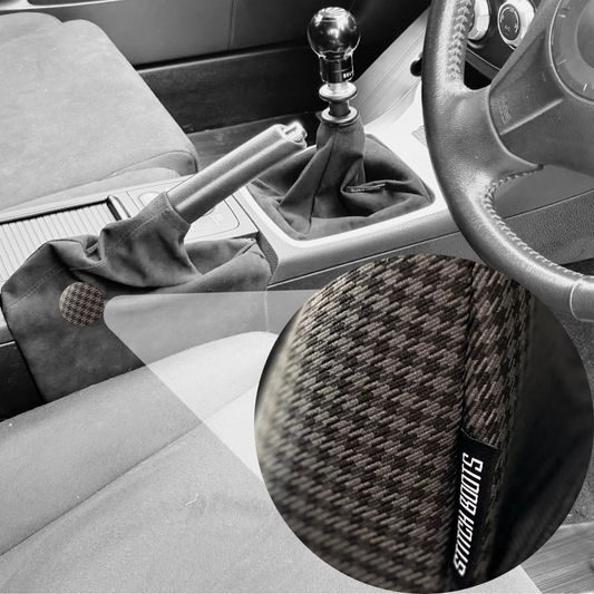 Charcoal Houndstooth Handbrake Boot For Subaru