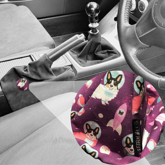 Corgis In Space Handbrake Boot For Subaru
