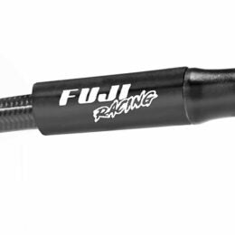 Fuji Racing Black Steel Braided Brake Line Kit for Subaru