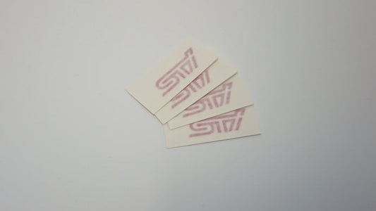 Impreza STI Small Pink Wheel Decal Set